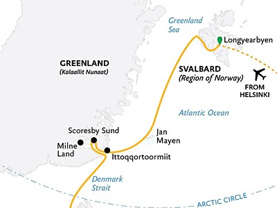 Four Arctic Islands: Spitsbergen, Jan Mayen, Greenland and Icel...